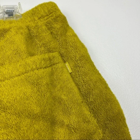 Supreme Yellow Terry Cloth Logo Shorts